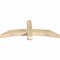 Ekena Millwork Bellingham Rough Sawn Timber Gable Bracket, Douglas Fir, 48"W x 18"H x 4"D x 4"F, 9/12 Pitch GBW048X18X0404BEL00RDF - alternate 5